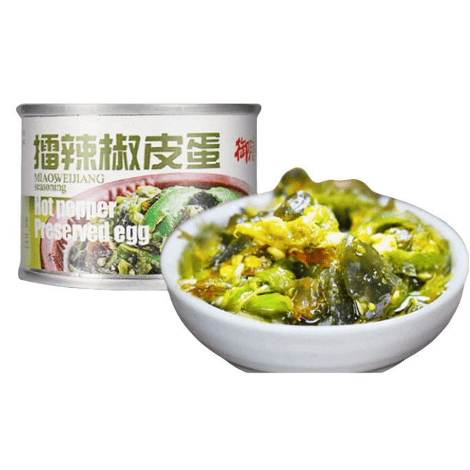【中國直郵】 禦膳味 擂辣椒皮蛋 擂辣椒醬拌飯拌麵醬 調味醬 1罐*50g