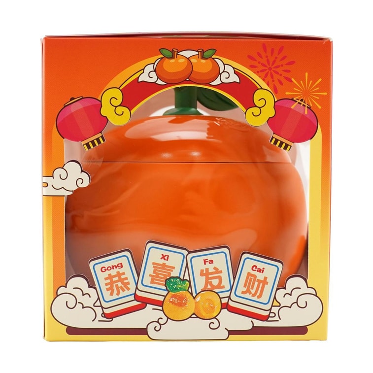 AMOS阿麦斯 大吉大利 · 4D甜橙爆汁软糖礼盒 300g【超可爱小橘子糖!!】 5