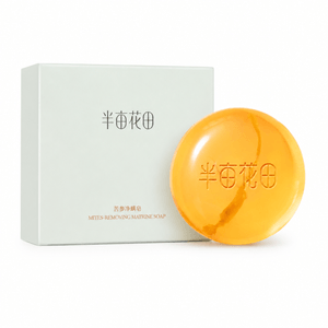Half Acre Flower Field Sophora Flavescens Mite Removing Soap, Oil Control, Mite Removal, Face Washing, Bathing, Hand Washing, Bath Soap, Mite Removing Soap 100g * 1