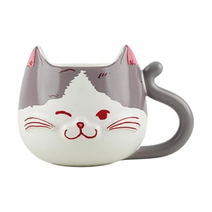 日本STARBUCKS星巴克 2025貓臉灰陶瓷馬克杯 355ml