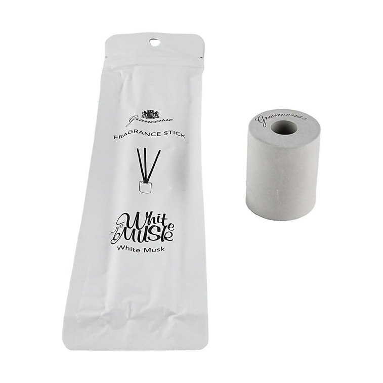 Premium Reed Diffuser Sticks White Musk Odor Eliminator, 1 Set 7