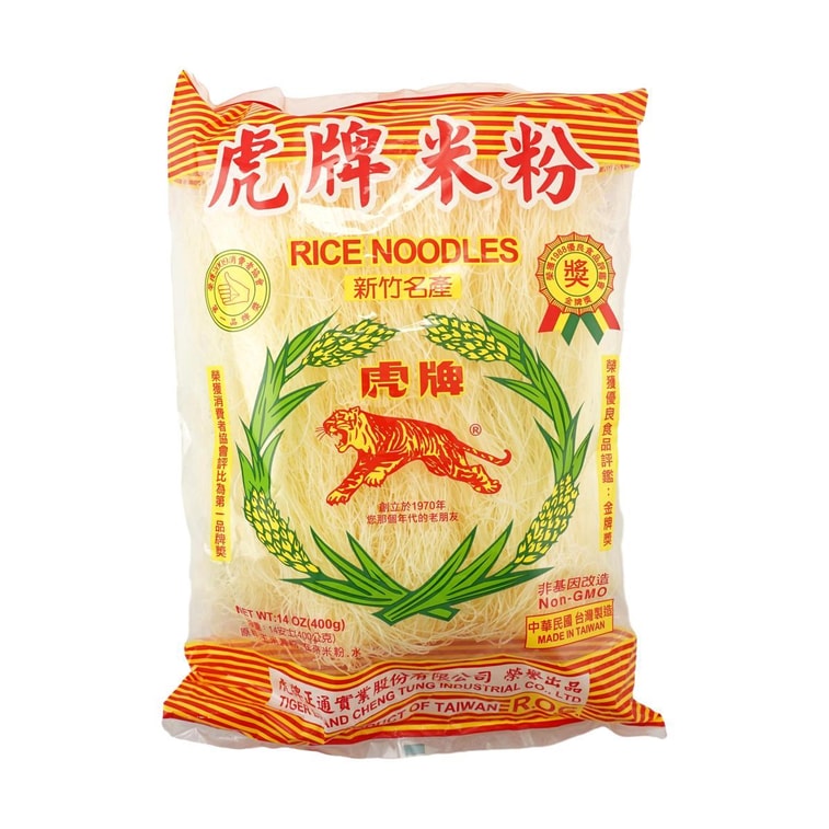 台湾虎牌 新竹米粉 400g【非转基因】【可炒、煮汤、凉拌、涮火锅】 4