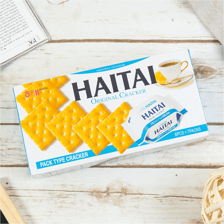 韓國HAITAI海太 香酥餅乾 原味 7包入 172g【添加天然鈣製】 6