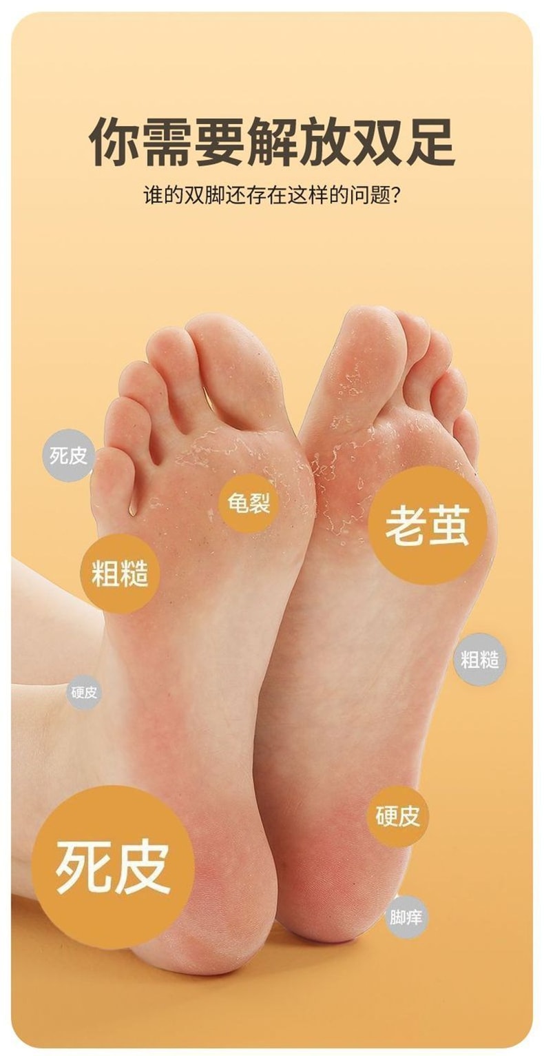 Kanju Xiaomi Style Electric Foot File for Pedicure, Fully Automatic Top-Model with LCD, 3 Grinding Heads