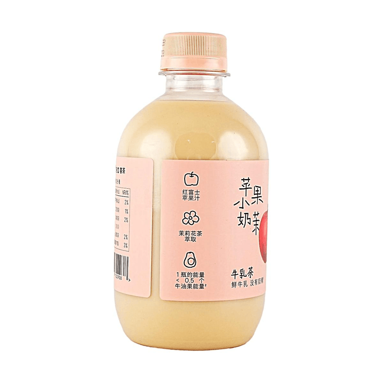 Apple Jasmine Green Tea Milk Tea 11.83 fl oz *6【6 Packs】【Low Calories Low Fat】 3