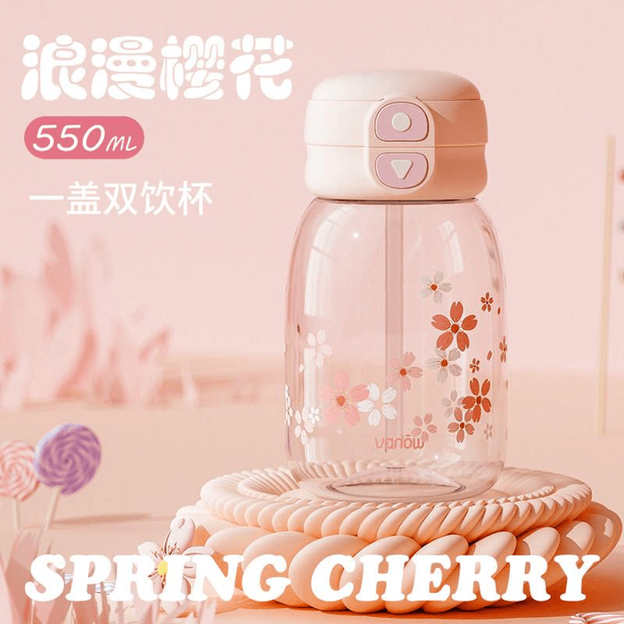 中国直送】Vanow レディース 夏用 新型 高品質 携帯用ウォーターボトル