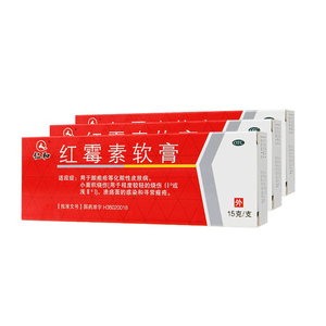【中国からの直送】Renhe 抗菌・抗炎症・ニキビ対策・皮膚炎治療・火傷軽減クリーム 15g/箱×3箱（再発予防用）