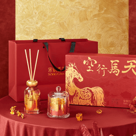 Xu Beihong Co branded Heavenly Horse Aroma Gift Box for Horse Year Fortune