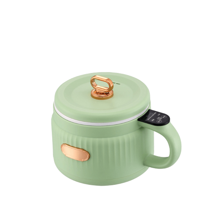 110V U.S. standard mini electric cooker small multi-function noodle cooker matcha green