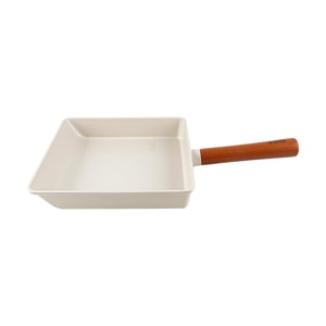 OMIZA スクエアパン 22cm IH対応 - クリーム色