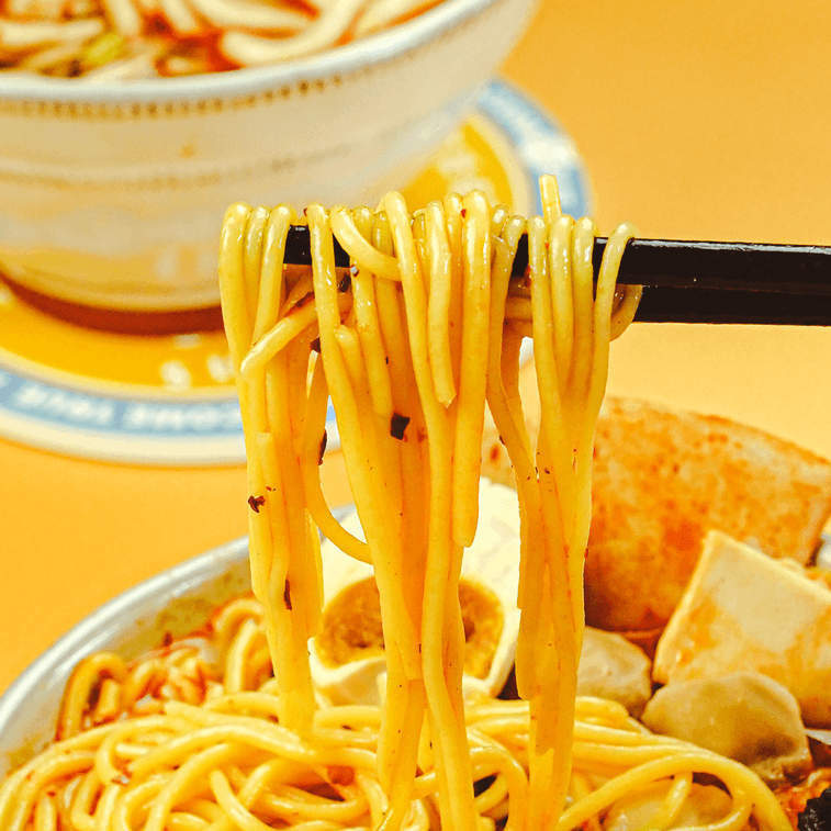 【道地傳統老式黏糊糊】與美 東北麻辣燙 內含魚丸 330g 6