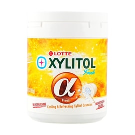 BTS X LOTTE Xylitol Sugar-Free Chewing Gum - Orange Flavor, 3.03oz