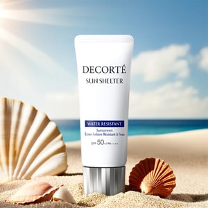 日本COSME DECORTE黛珂 重防护隔离防晒霜 水感妆前打底乳霜 防水版 SPF50+ PA++++ 55ml COSME大赏