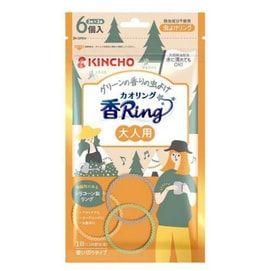 日本 KINCHO 成人用驱蚊环 6个装
