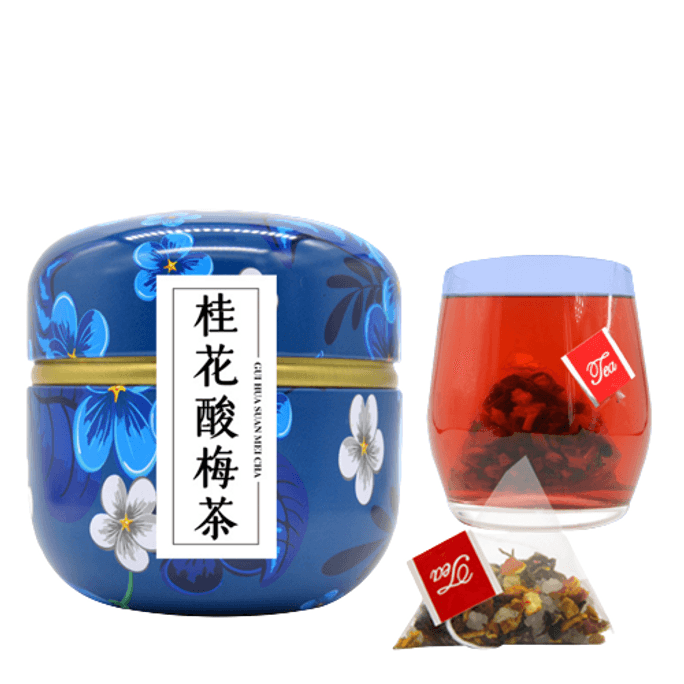 【中国直送】中芝キンモクセイと梅のスープ ゆったりとした花の香り、甘酸っぱい味わいのすまし茶スープ 100g/缶