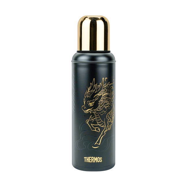 Thermos Stainless Steel Thermos Tumbler Water Bottle Black 400ml