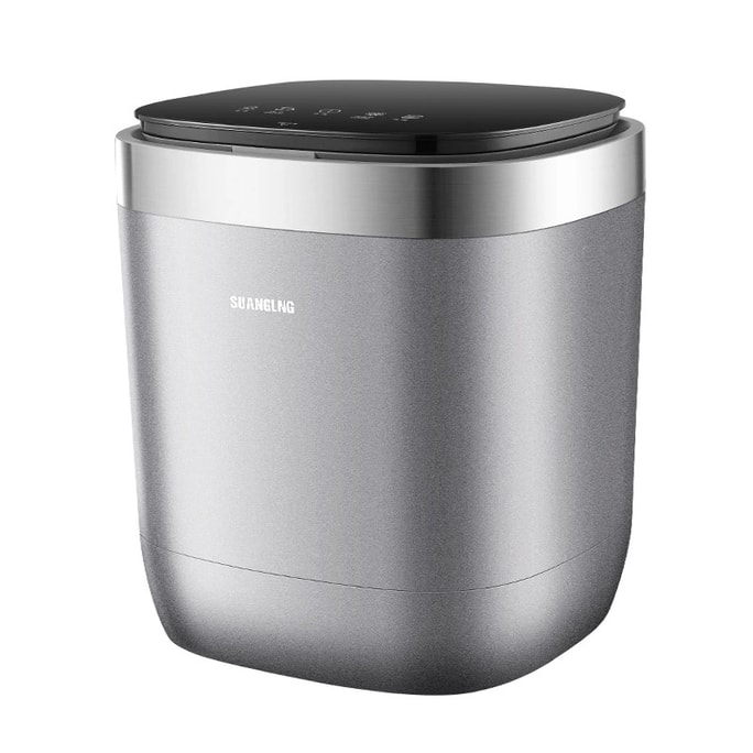  US-Spec Fully Automatic Mini Washer-Dryer Combo Black-Gray Wash-Dry Model Single-Unit Installation (Product Upgrade)