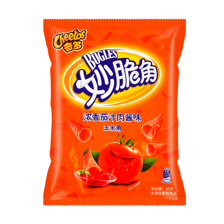 大陆版CHEETOS奇多 妙脆角玉米角 浓香茄汁肉酱味 65g 7