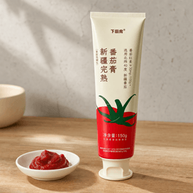 下厨房 新疆完熟番茄膏 番茄酱 150g【100%番茄成分】【高含量番茄红素】