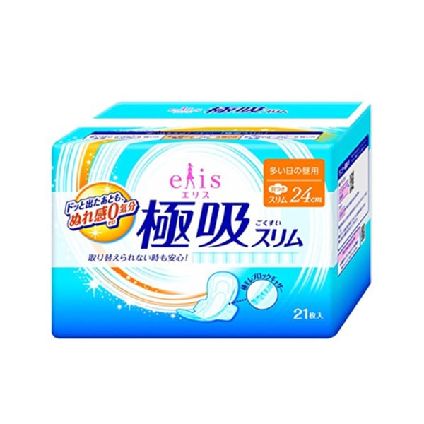 日本ELIS怡丽 极吸超吸收日用护翼卫生巾 24cm 21枚 怎么样 - 亚米网