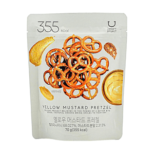 Yellow Mustard Pretzel 2.47oz 【Salty-sweet】【Crispy Snack】