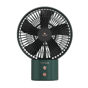 【中国直邮】小米有品卡蛙桌面移动充电摇头风扇 标配 蓝海松茶