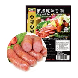 Original Pork Sausage - 12 oz Keep Frozen and Cook Well Before Serving.