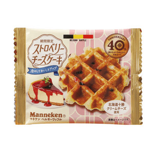 日本 TOKYO 期间限定 草莓芝士蛋糕口味华夫饼 1个装