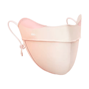 Wide Protective Sun Mask - Sunset Orange One Size