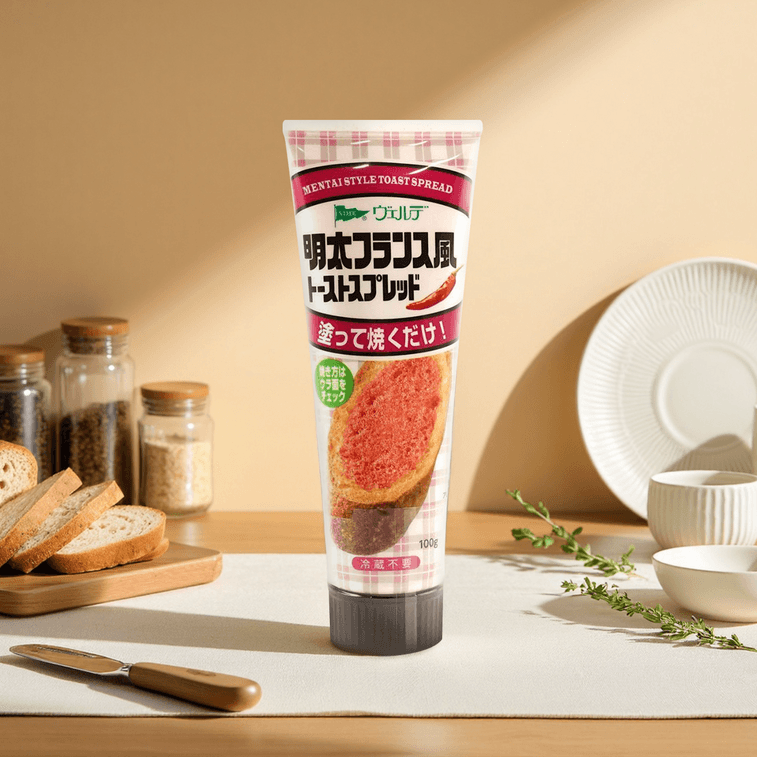 日本KEWPIE丘比 面包酱 吐司涂抹酱 法式香辣明太子风味 100g