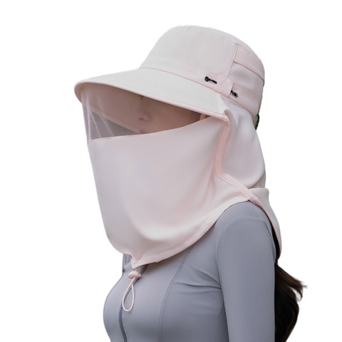 YAMEE Safety Face Shield Protection Hat from Germs, Anti Saliva Splash Fog UV Bucket Hat with Removable for Travel Outdoor Activities Face Isolation Anti-Pollution Hat, Black, One size
