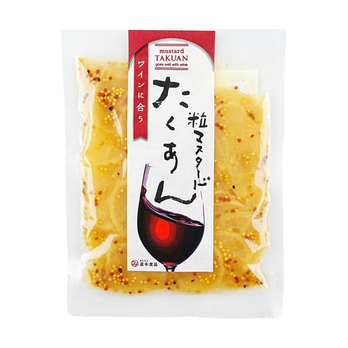 日本MICHIMOTO KIMUCHI 萝卜干酱菜 芥末味 70g