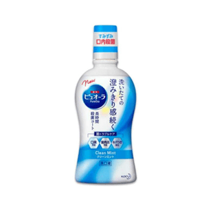 【日本直邮】KAO花王 PureOra 纳米杀菌除菌预防口臭牙周炎牙周护理漱口水 清新薄荷 420ml