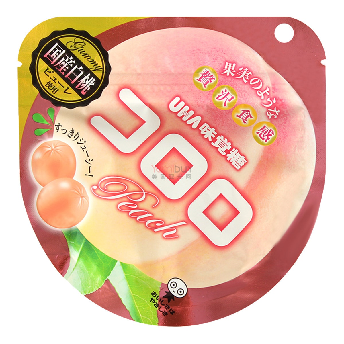 日本uha悠哈味觉糖纯正100水蜜桃口感果汁软糖40g怎么样