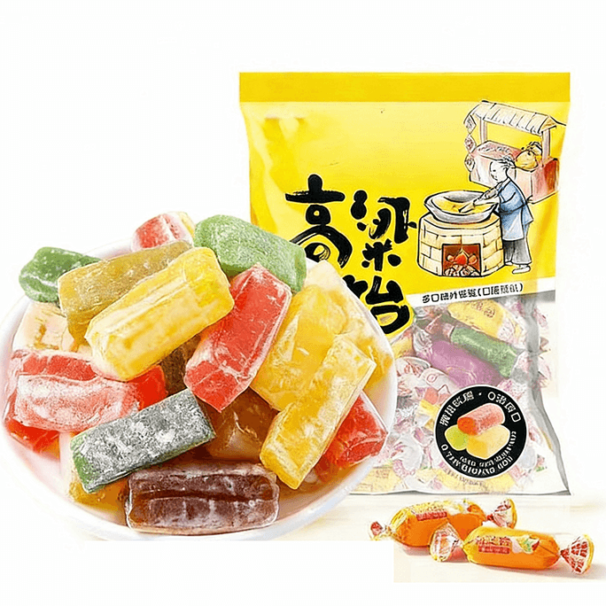 味滋源 糖果 软糖 高粱饴拉丝软糖 100g 水果味 Q弹好吃【童年回忆】