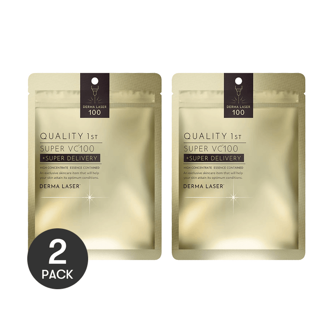 Derma Super VC100 Facial Mask 7 Sheets *2【Value Pack】