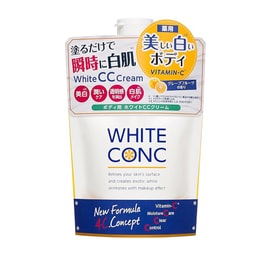 日本 WHITE CONC 林允同款 美白CC霜 全身煥白 維C身體乳 一抹變白 VC潤膚露 柚子香味 200g