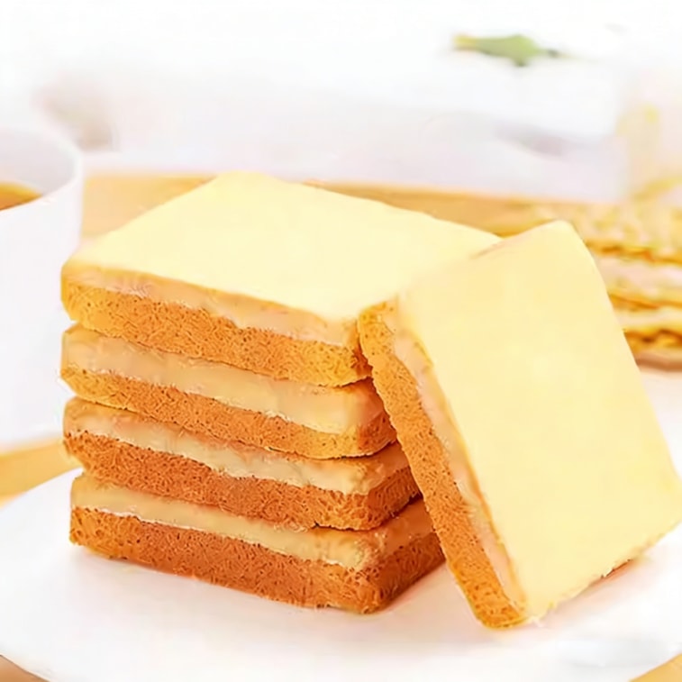 盼盼 梅尼耶乾蛋糕 奶香味 60g 經典餅乾起司麵包乾早餐零食 休閒小吃 獨立包裝 3