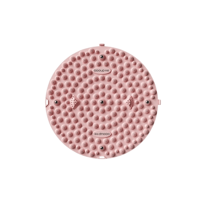 Acupressure Mat Foot Reflexology Pad Indoor Foot Meridian Toe Pressure Board Round 40cm Acupressure Mat Pink Single Pack
