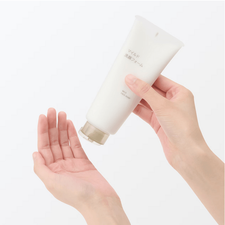 【Livraison directe du Japon】 MUJI Japon Nettoyant doux pour le visage 150g 3