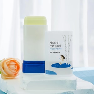 韩国ROUND LAB柔恩莱 白桦树保湿防晒棒 轻薄舒润 冷感补水 SPF50+ / PA++++ 19g 敏感肌可用