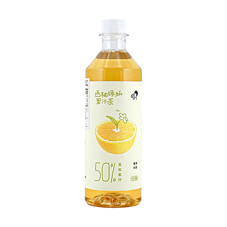 【江南茶飲】喜茶 西柚綠妍 果汁茶 50%果汁含量 450ml 3