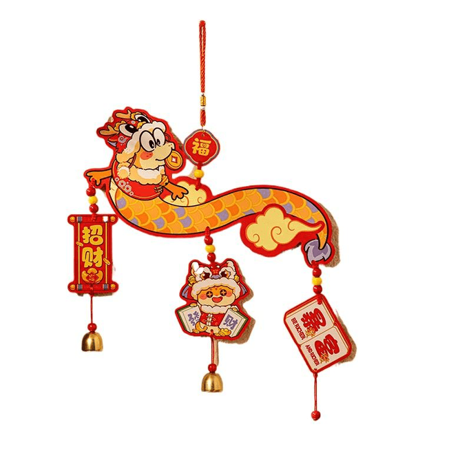 Year Of The Snake, Pendant, 2025 New Style,Chinese New Year Celebration, Sudden Wealth 35*46cm * 1 Piece