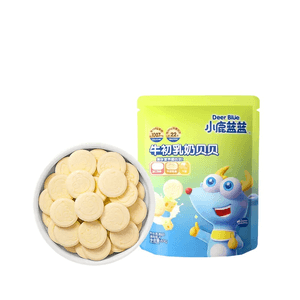 【中國直郵】小鹿藍藍 牛奶片 牛奶高鈣營養 60g 1件裝