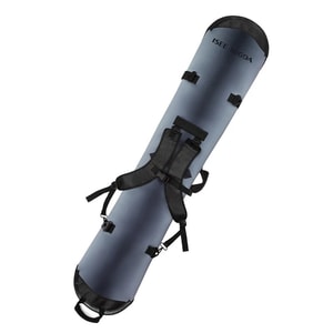 [Dumpling skin] Snowboard cover portable protective shoulders board bag    grey-L(Round toe)