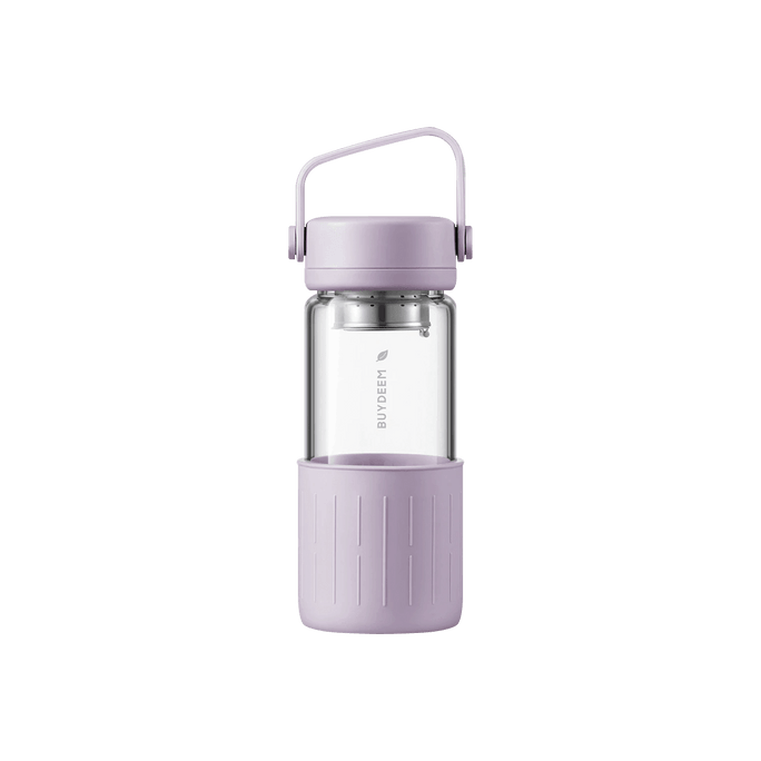 Tea Water Bottle CD1008/A5 350ml Petal Purple