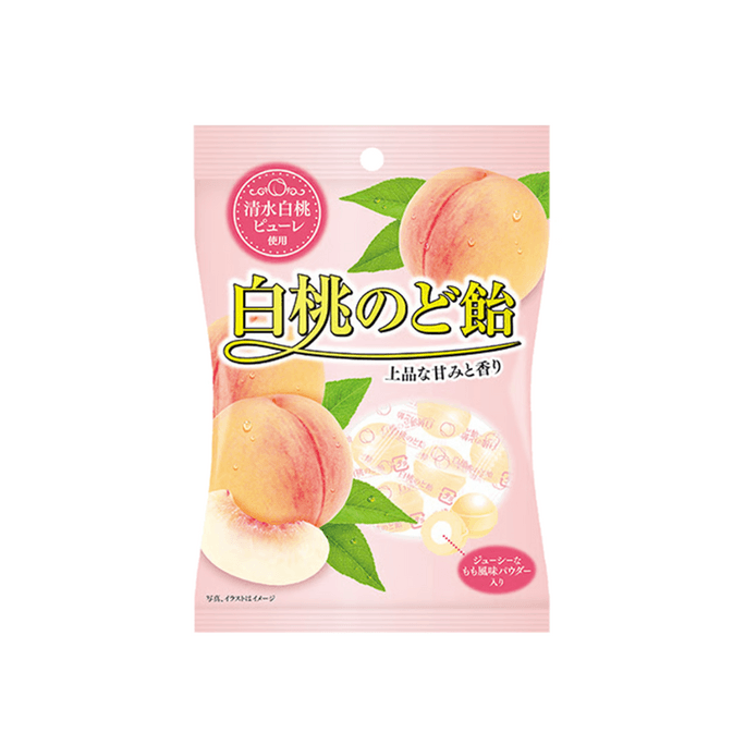 【日本直送】松白桃ののど飴 65g