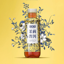 小罐茶 茉莉普洱  高香无糖茶饮 500ml【清新醇厚】【0糖0脂0卡】