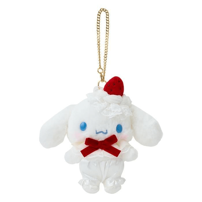 Strawberry Cake Series Plush Mascot Pendant [Cinnamon Dog]【Special Price】