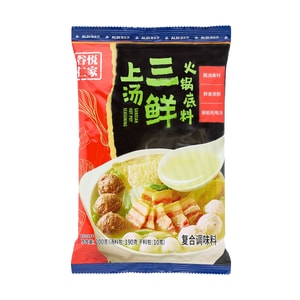 【中国直邮】 谷悦仁家 上汤三鲜火锅底料200克*1袋